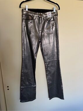 Jose’s Silver Coated Hi Honey Bootcut Jeans